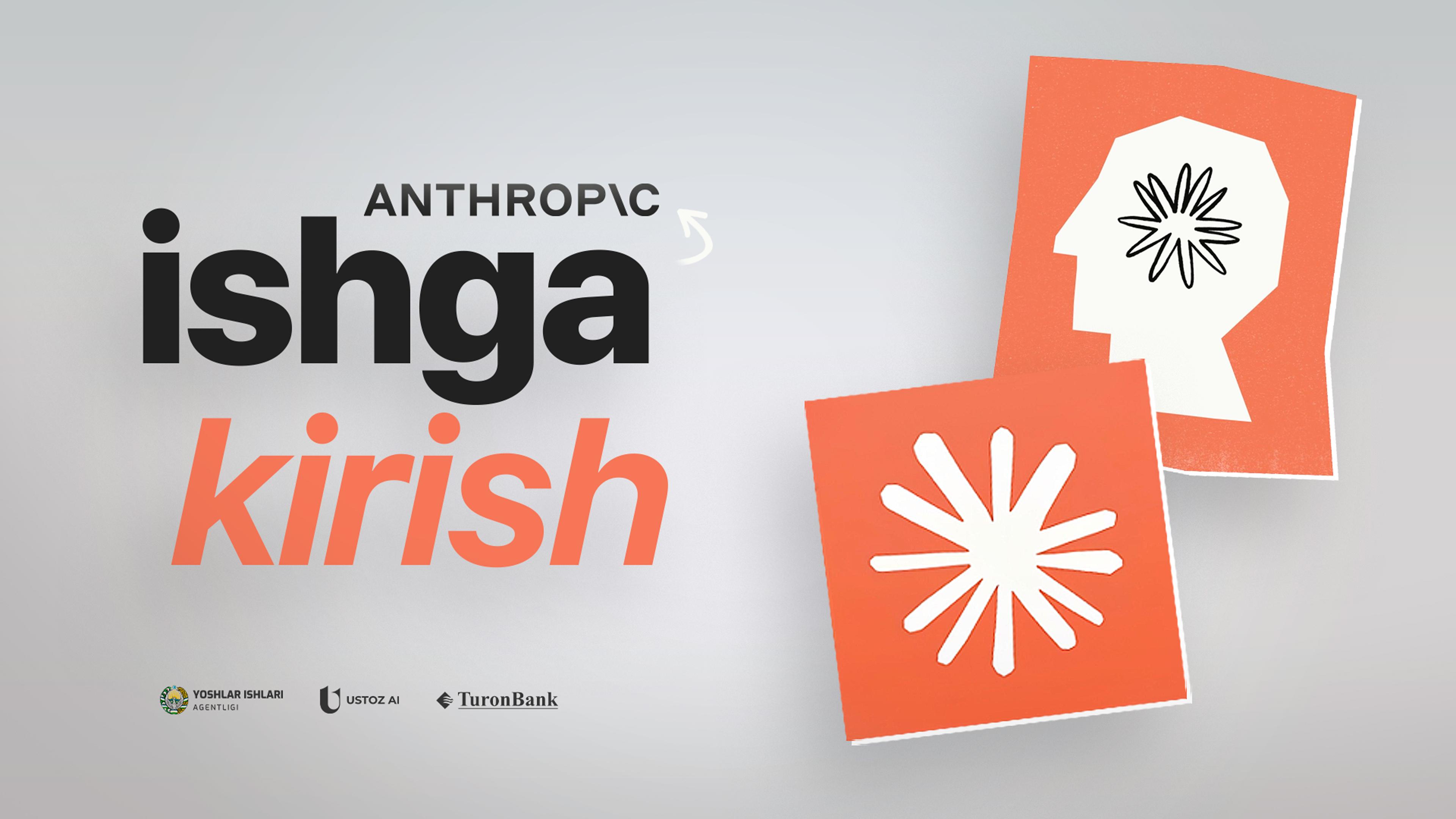 Anthropicga ishga kirish