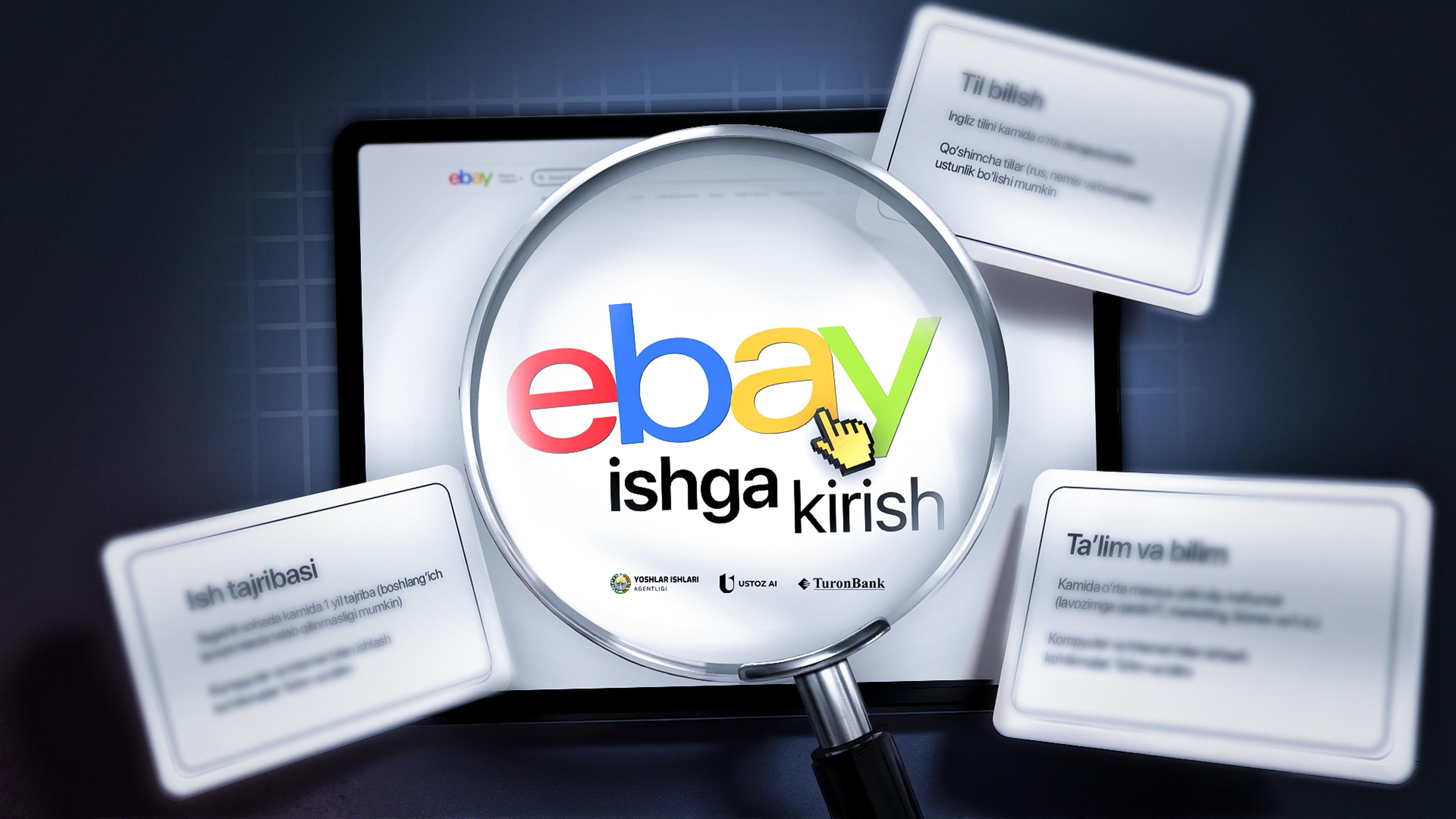 Ebayga ishga kirish